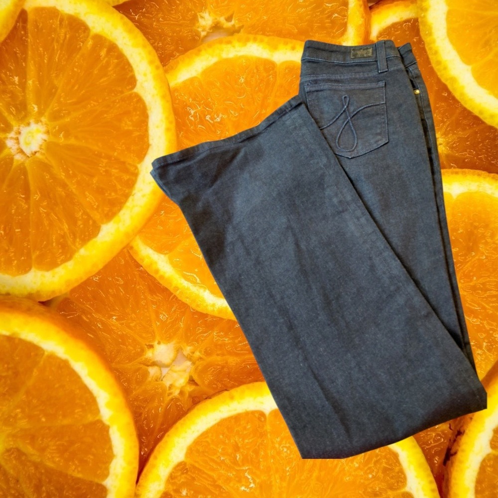 Juicy Couture Dark Wash Straight Leg Denim Jeans JGMU 1058 Size 28